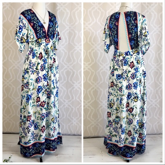 Wildflower Farmhouse Prairie Maxi Dress - Picture 2 of 8